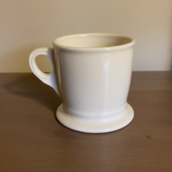 Anthropologie Cream and Black Ceramic Letter Z Mug - Picture 4 of 7